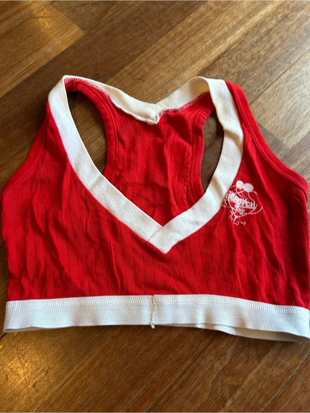 Vintage Fruit of the loom Crop Top Handmade
